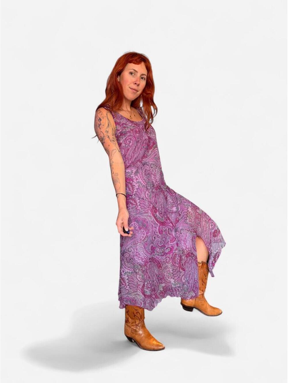 American Vintage Women's Purple and Multi Dress